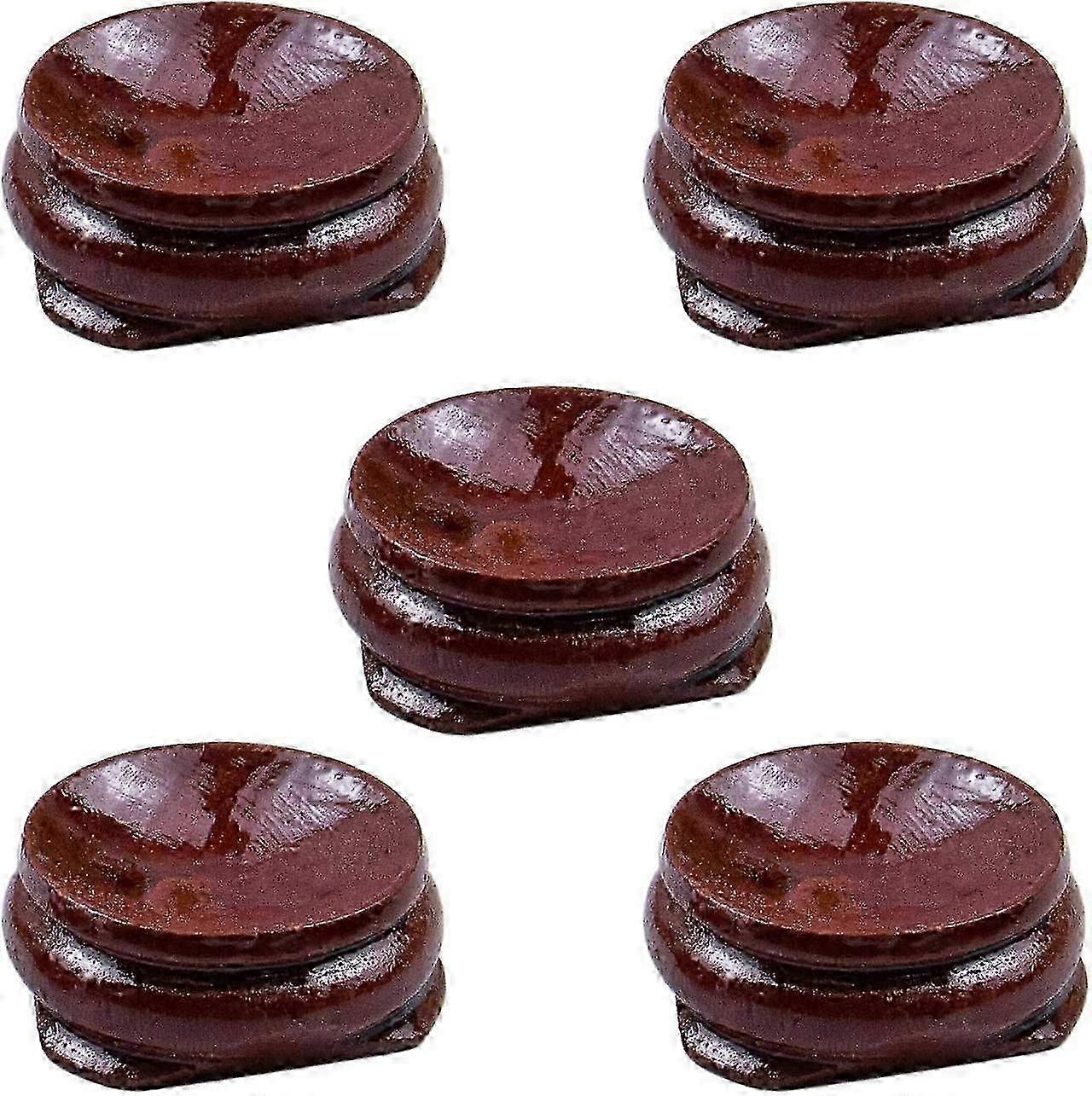 5Pack Trä Ägg Stativ Hållare Displayer Stativ Boll Äggbas för kristallkula Dekor