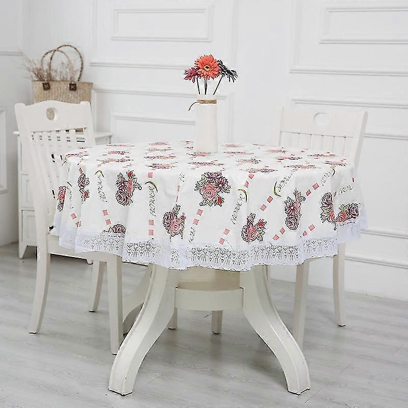 Round Tablecloth Grey Polyester Round Table Cloth Wipe Clean 180cm Wrinkle Free And Stain Resistant Circle Table Cloth