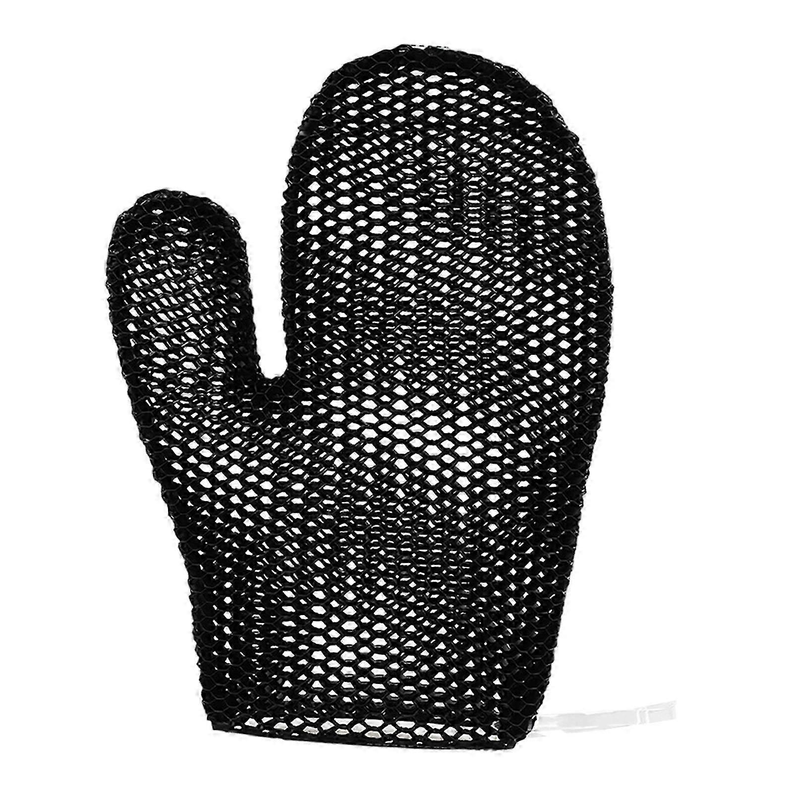 Honeycomb Reinigung Badehandschuhe Badewaschlappen Schrubber Wiederverwendbare Peelinghandschuhe lila