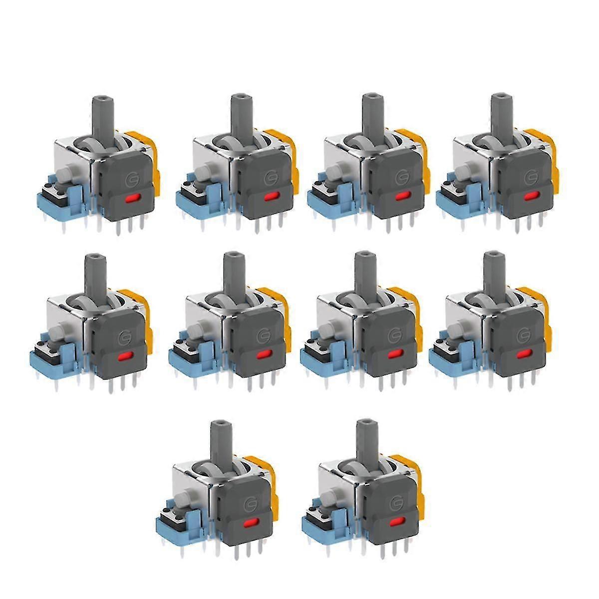 10PCS Hall Electromagnetic Joysticks, Adjustable, High Precision