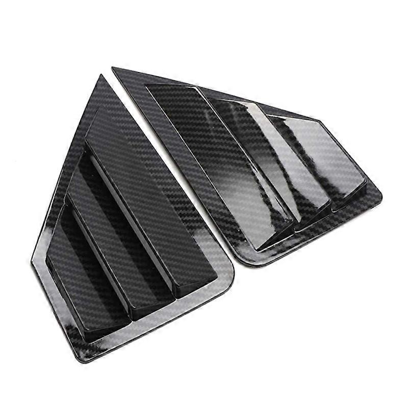 Louvers Rear Seat Window Side Vent Triangular Louvers for 