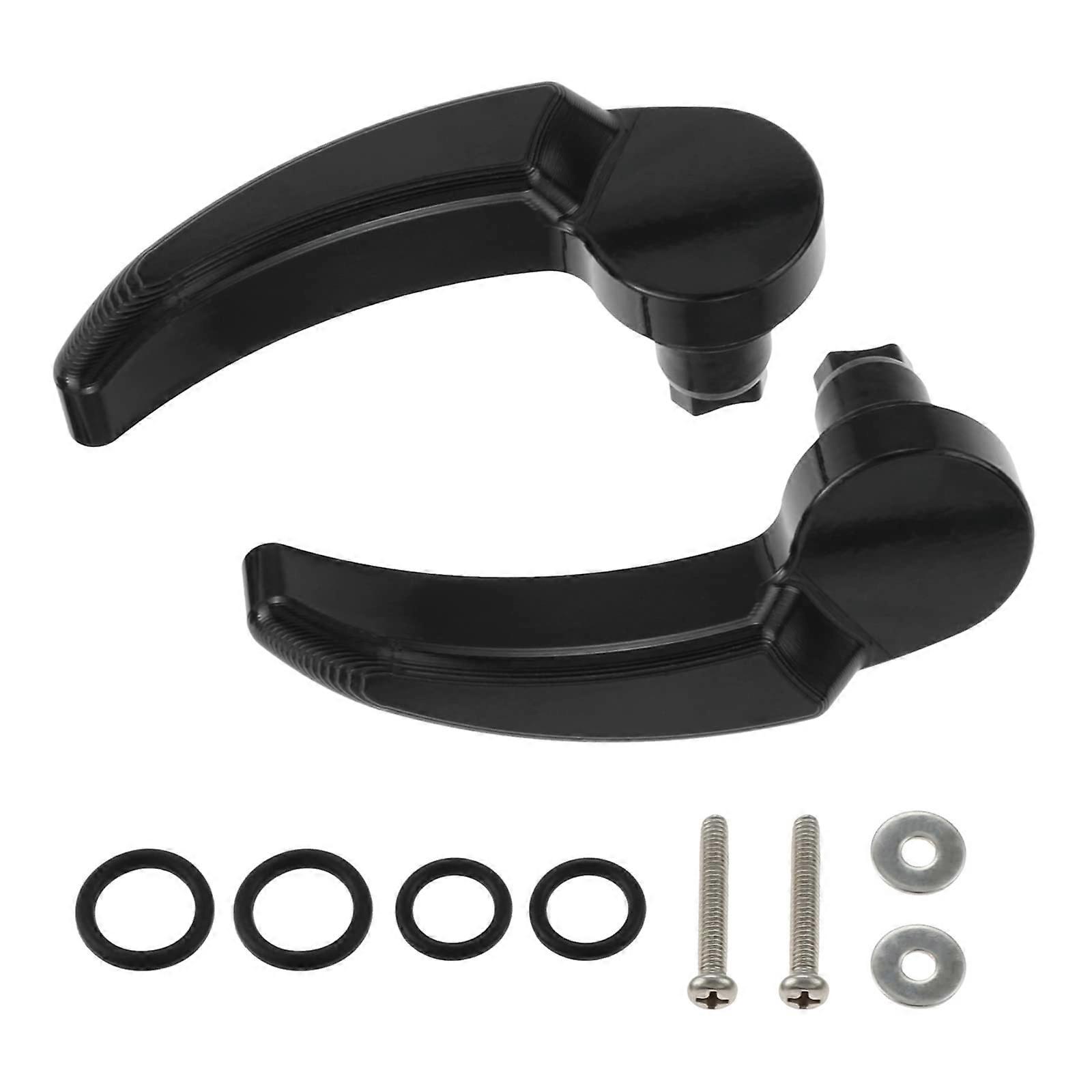 Black Saddlebag Latch Lever, Saddlebag Lifters Compatible with 2014 Street Glide Road King