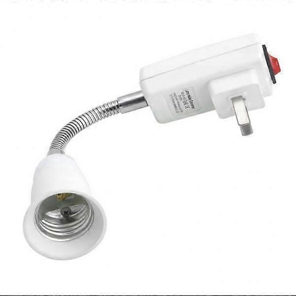 2-6pack E27 to US Plug Light Bulb Socket Adaptor Converter LED Lamp Base Switch