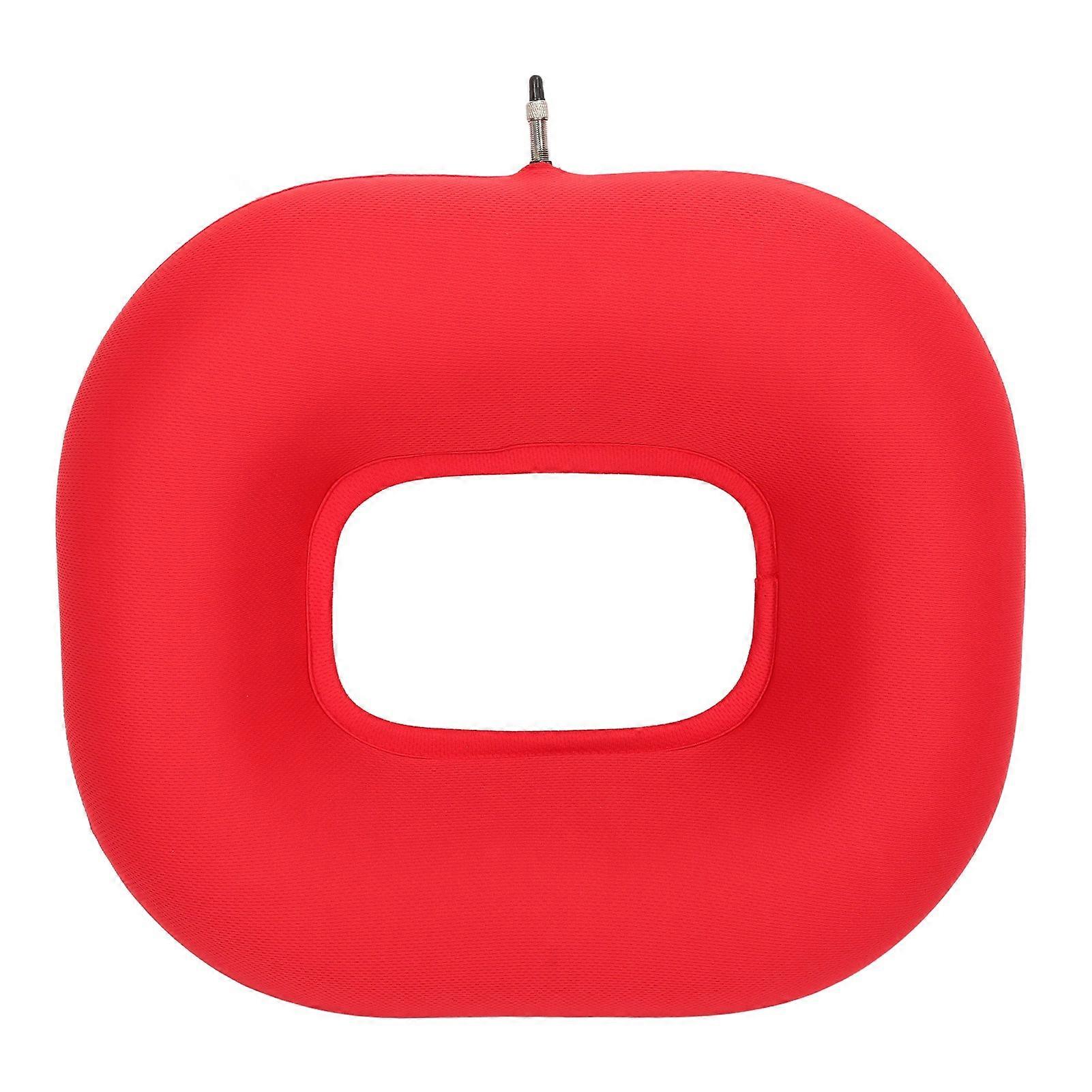 Donut Rectangle Thickened Rubber Foldable Inflatable Ring Seat Cushion for Patients Elderly People