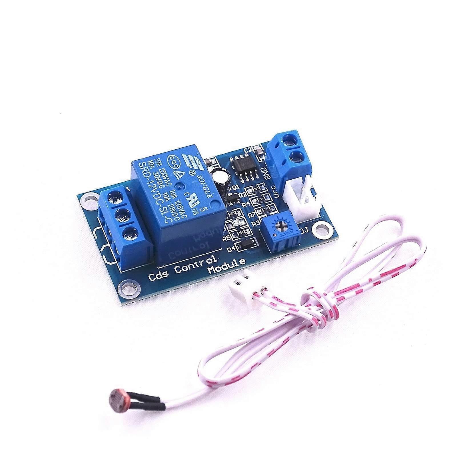 DC Light Control Switch Photoresistor Relay Module 5V 12V 24V 10A Automatic Brightness Detection Sensor
