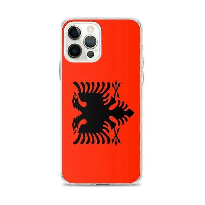 iPhone Case - Albania - Flag - Soft - Multicolored - Compatible with iPhone 12 Pro Max