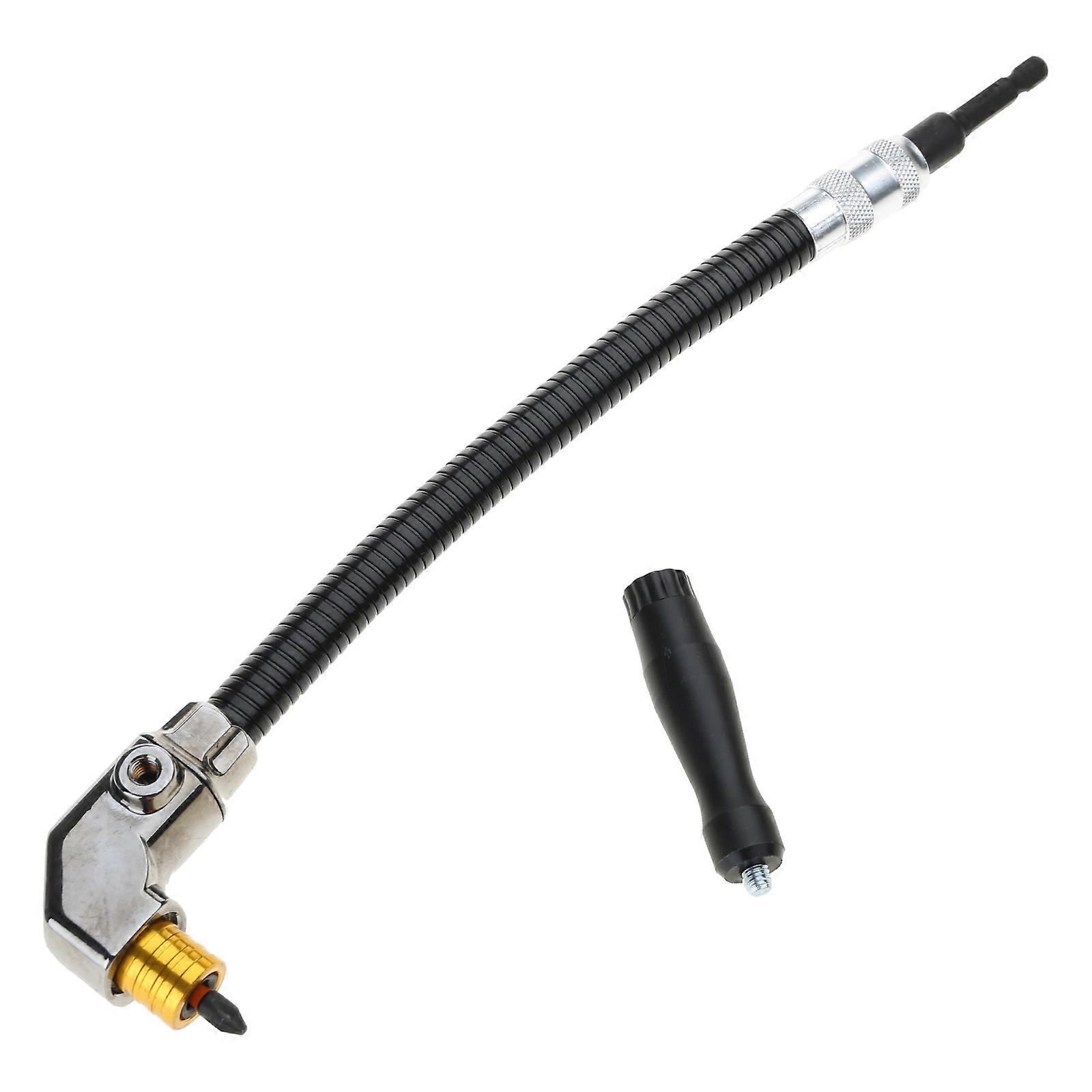 Right Angle Electric Drill Corner Attachment Tool with 90 Degree Swivels for Tight