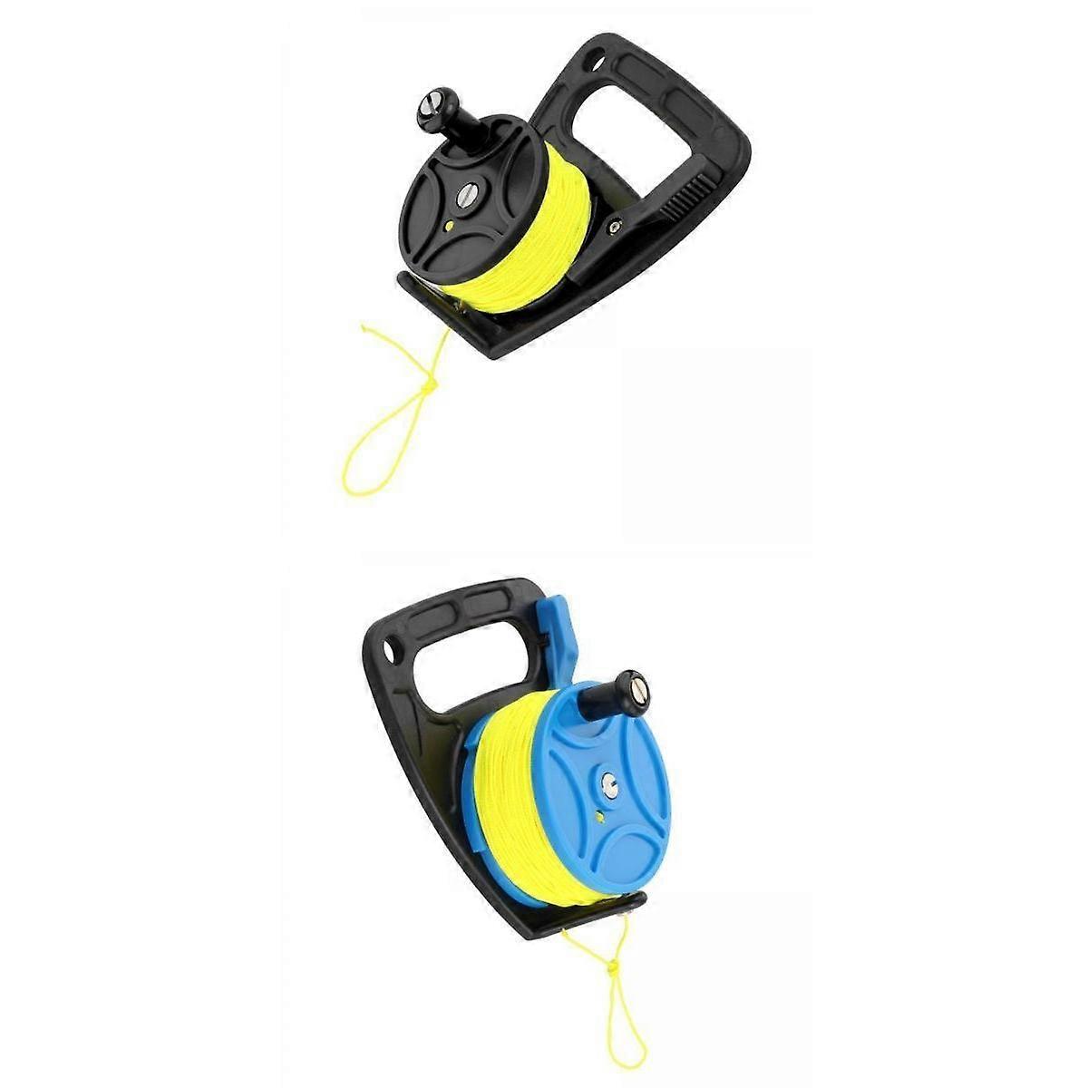 2× Reel Handle High Visibility for Cave Snorkeling Open water Spear Fishing