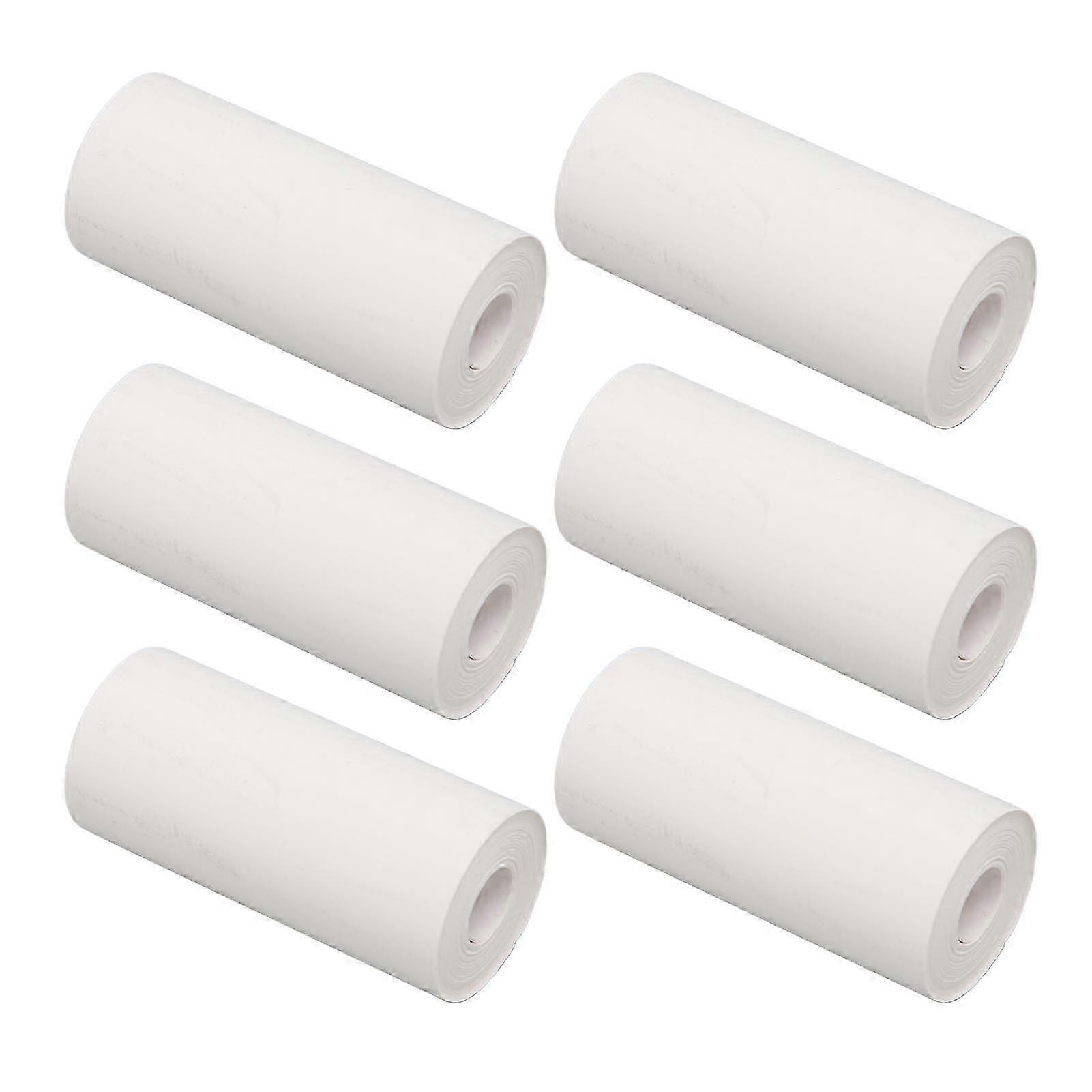 20 Rolls 57x25mm White Thermal Printer Paper for Mini Printers