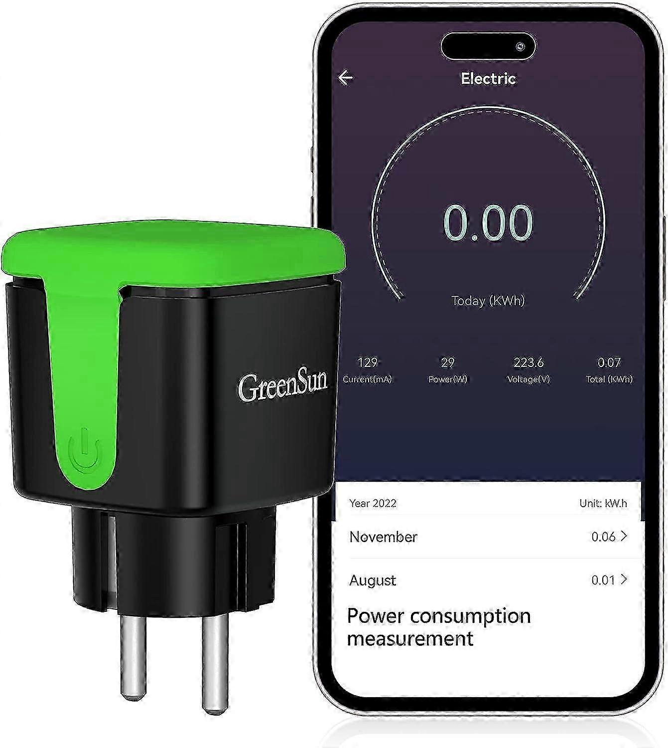 Smart programmerbar timerstik IP44 vandtæt udendørs stik