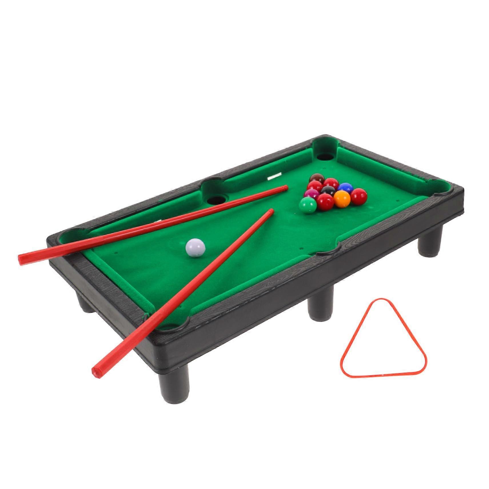 1Satz Mini Billardtisch For Adults Includes Cues And Balls Compact Family Fun Improves Hand-Eye Coordination