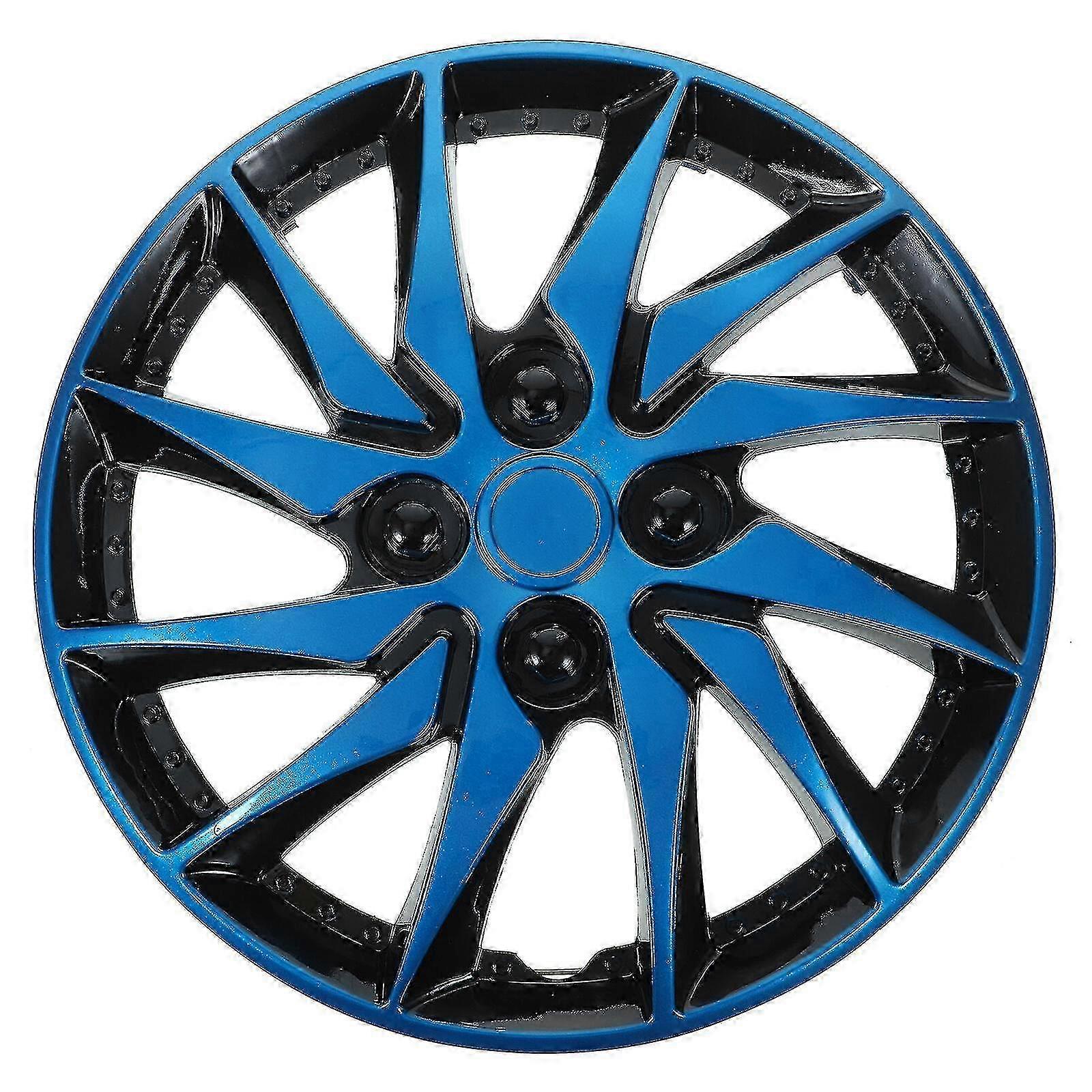 Universal 14 Inch Auto Wheel Hubcap for Car Refit Accessory Black Silver