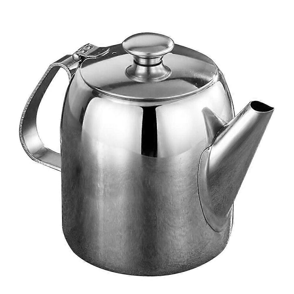 1pc Silver Stainless Steel Tea Kettle for Home Use