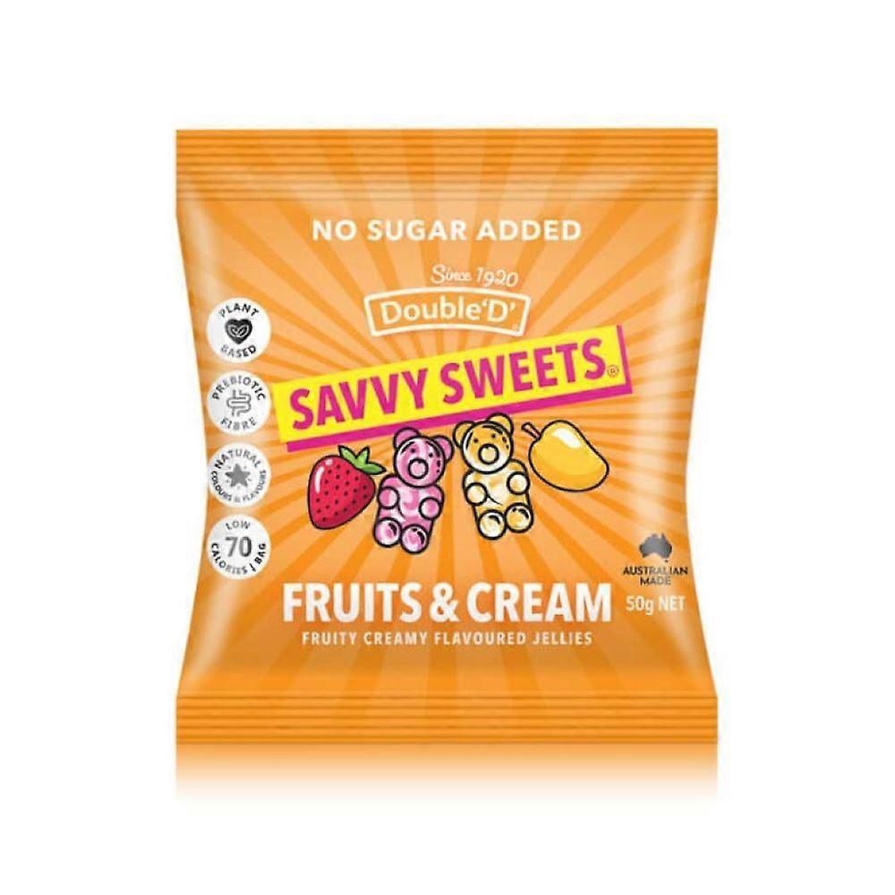 Savvy Sweets Fruits & Cream 50g