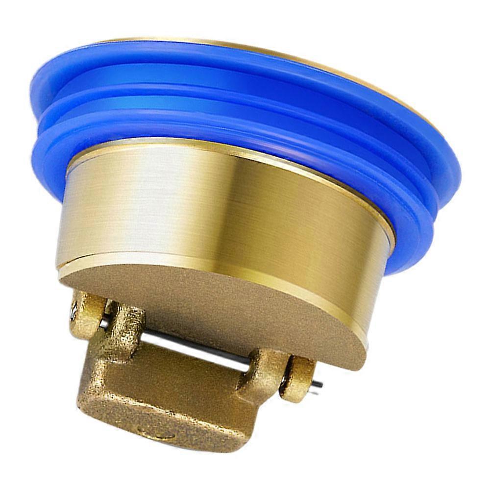 Universal Bathroom Core, Copper Finish, Provides Reliable Drainage