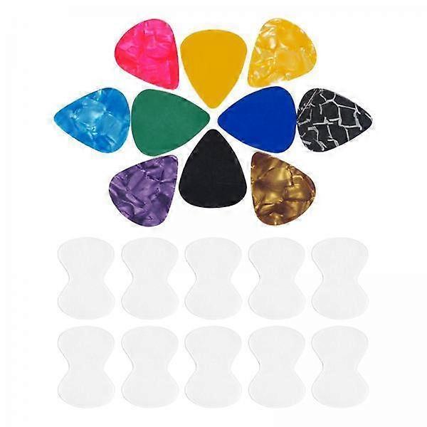 5xGuitar Pick halkfritt grepp för elbas akustisk gitarr klar 20st
