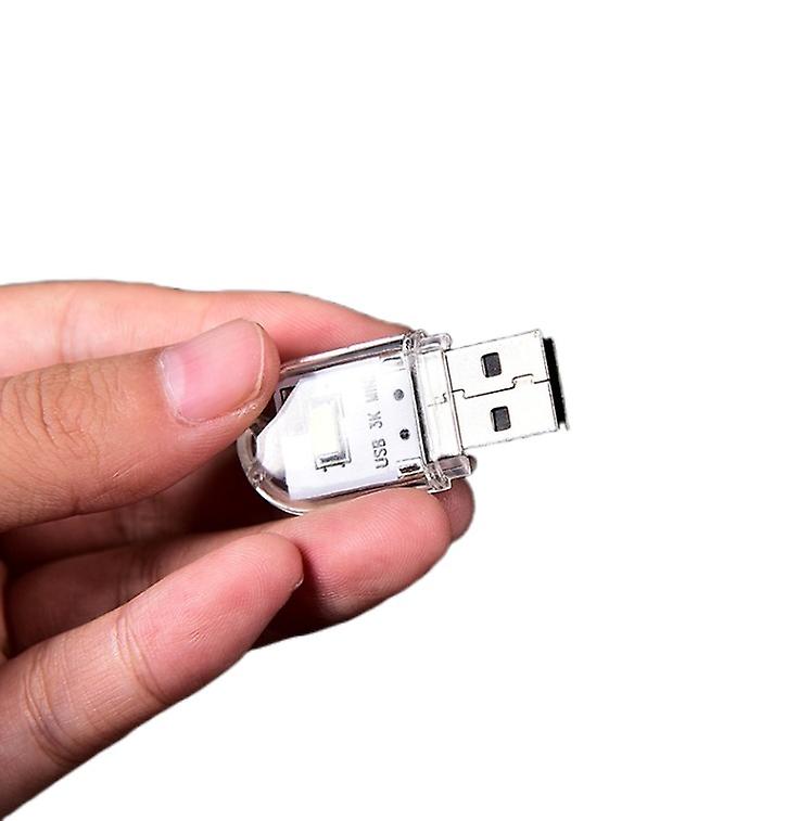 1 قطعة مصغرة محمولة LED مشرقة USB ضوء الليل مصباح الأدوات لقراءة الكمبيوتر المحمول