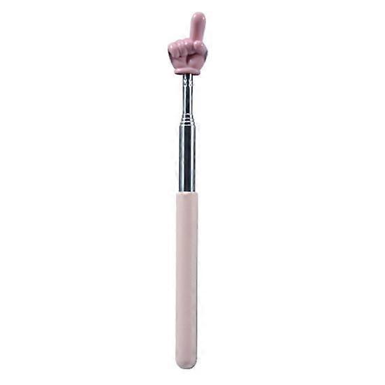 Telescopic Teacher Pointer Portable Mini Anti-slip Finger Shape Multi-functional Handheld Blackboard Presenter Stick School Classroom Supplies