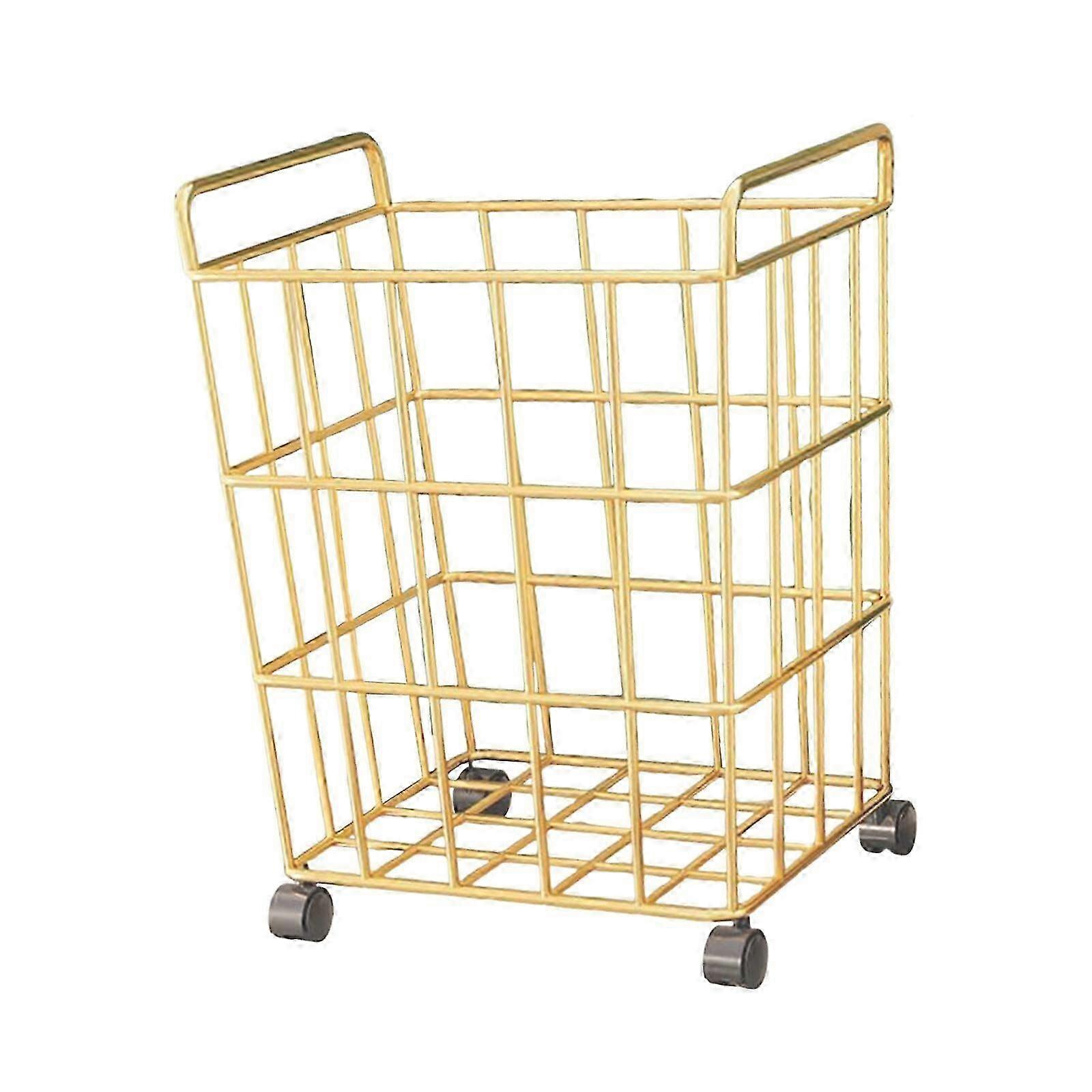 (ל זהב) עגלת אחסון כדור ספורט ברזל עגלת כדור נוחה למוסכים חדר כושר שחור L