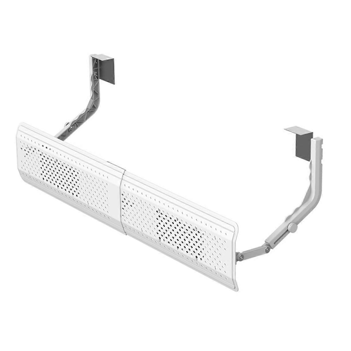 Wall-Mounted Air Conditioner Wind Deflector for Easy No-Drill Installation in Living Spaces, Prevents Air Drafts