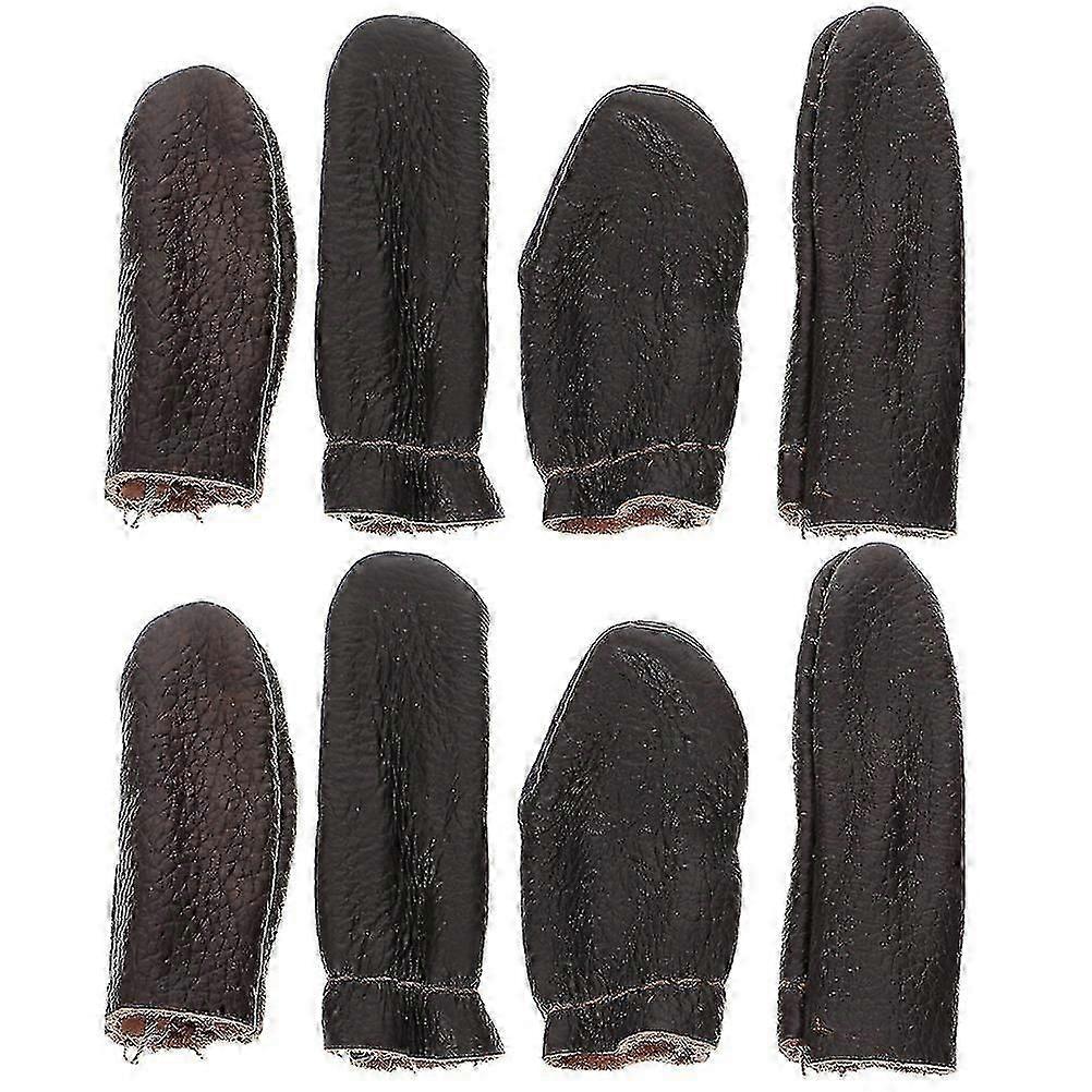 4 seturi de piele DIY degetar cruce cusătură deget capac DIY cusut deget protector