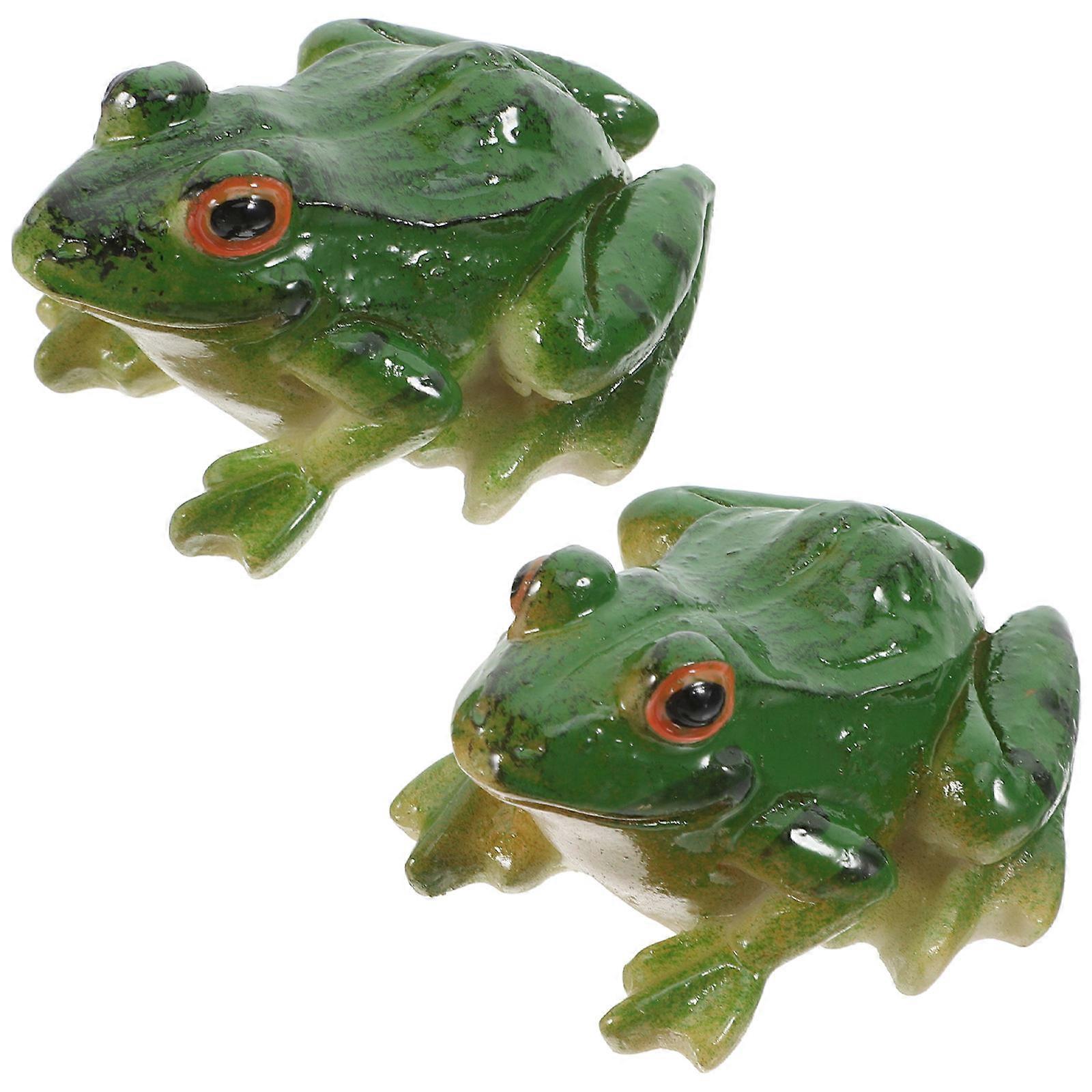 Sturdy Resin Frogs Decor Ideal for Both Indoor and Outdoor Environments