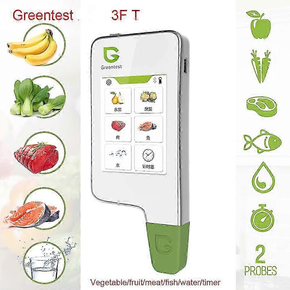 (Greentest 3f T) Food Safety Detector Portable New In Food Nitrate Tester Fruits And Vegetables Meat 2023 Radiation Nitrate Detection Health Care