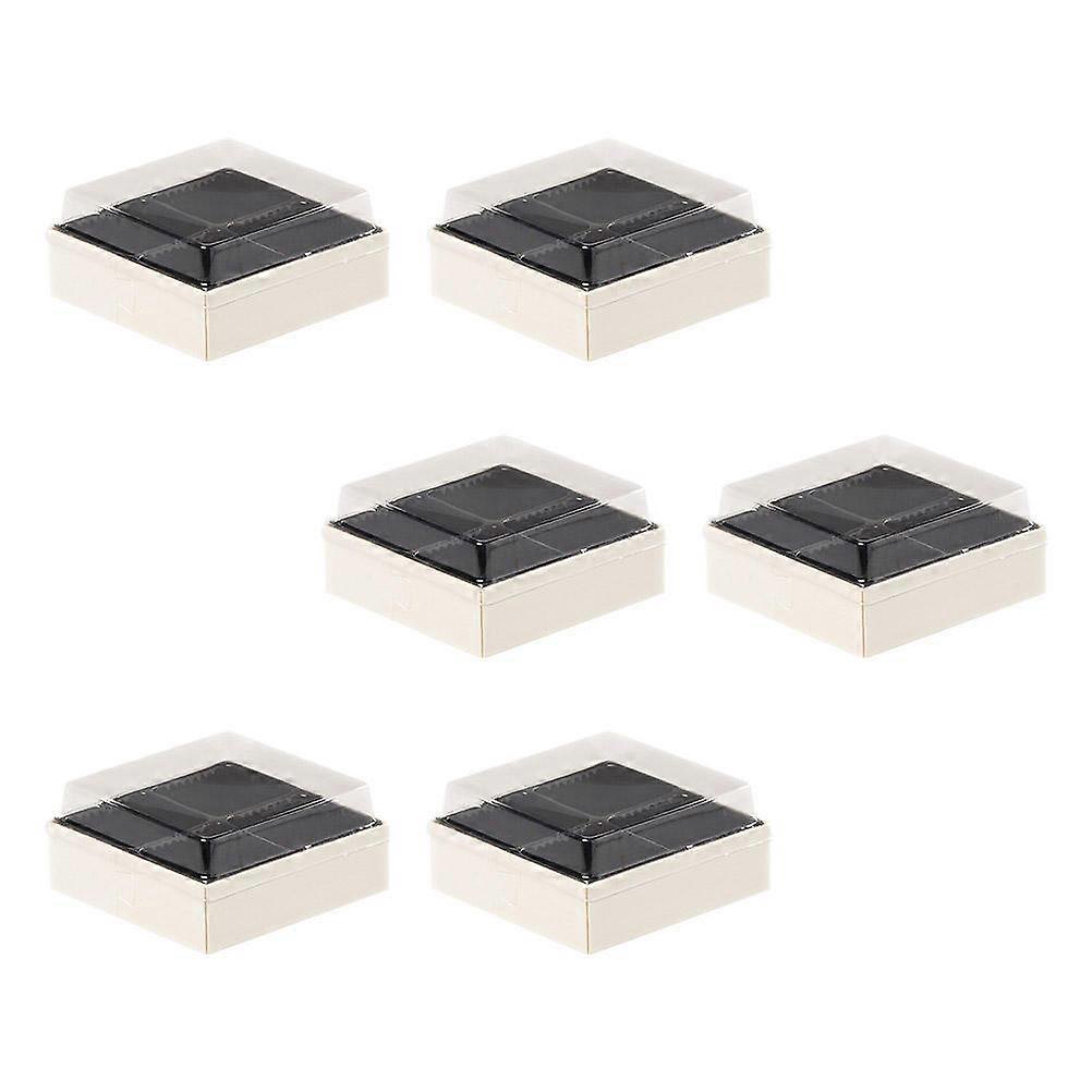 Portable Food Box Made of Safe Plastic for Storage Use in Assorted Colors 6pcs