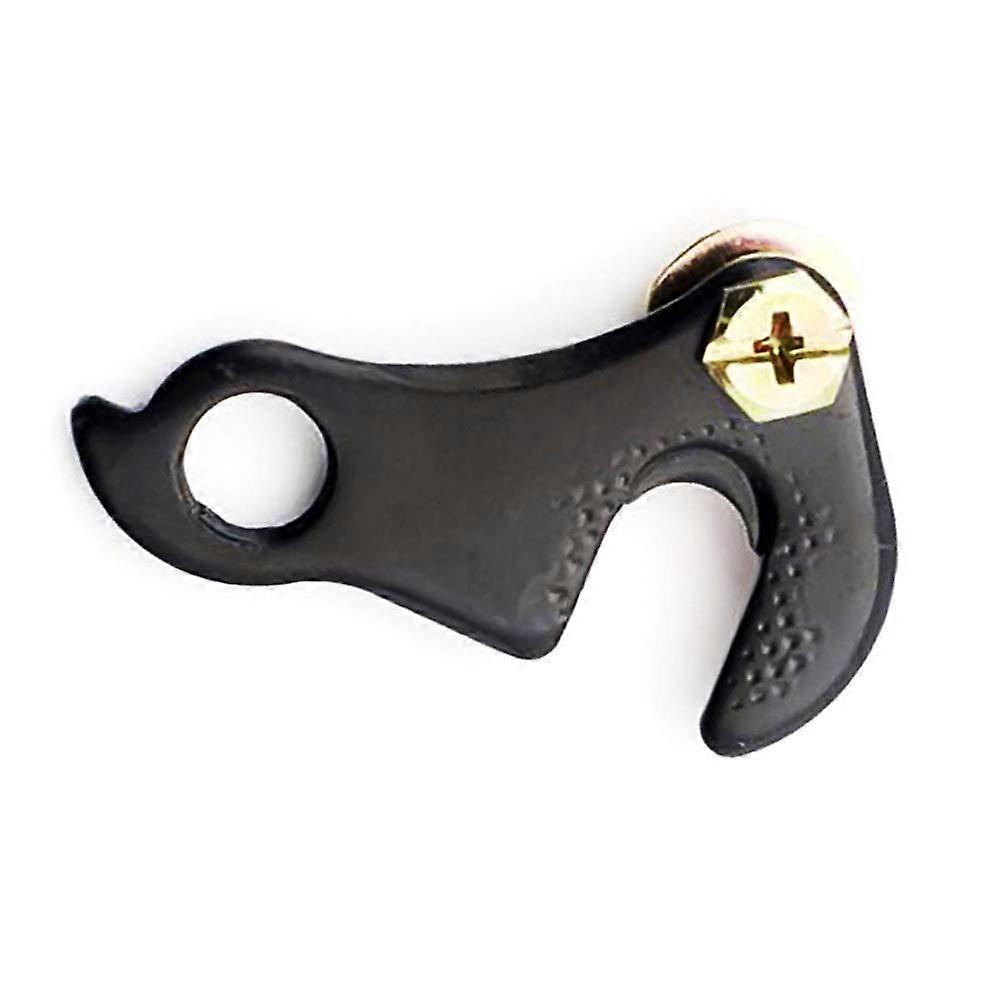 Bicycle Derailleur Hanger Plate Converter Adapter with Nut and Screw for Non-Built-In Mech Hangars, Durable Steel Design