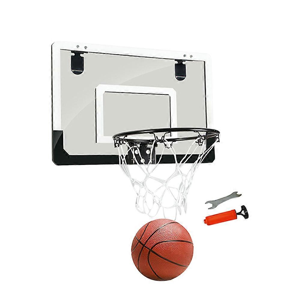 Door Basketball Board for Indoor Basketball Practice Mini Backboard 45.5X30.5CM PVC 1PC
