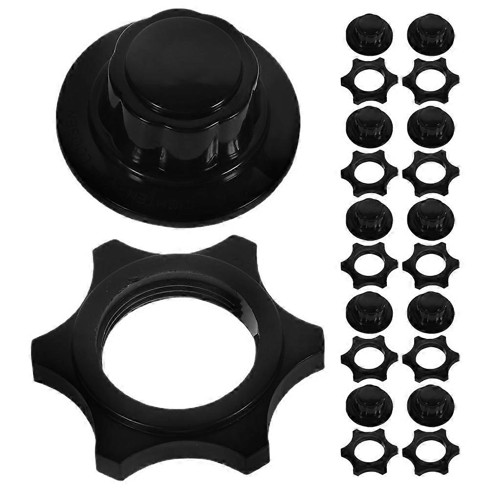 Fan Fixing Nut Black Color PP Material Securing Net Cover Home Use 30Pcs