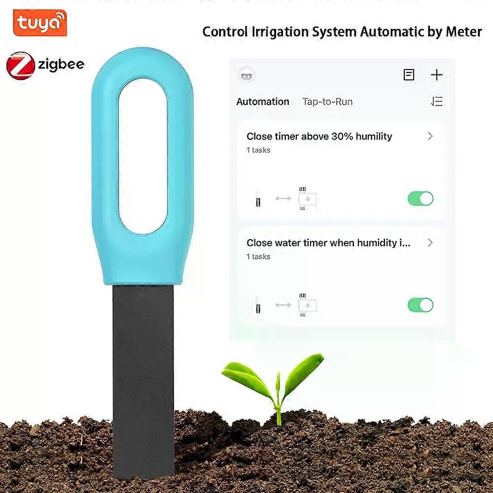 con Wifi/Zigbee Smart Soil Tester Bluetooth Humidity Temperature Moisture Sensor Mobile phone APP Real Time Monitor for Plant Garden