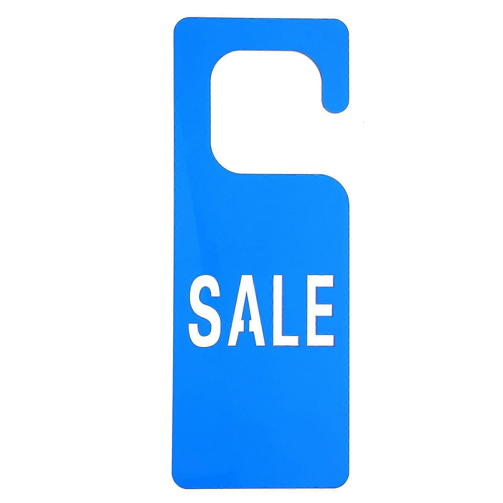 Hanging Clothing Card Acrylic Tag Information Display For Product Merchandise Display 25.00X9.50X1.00CM 1Set