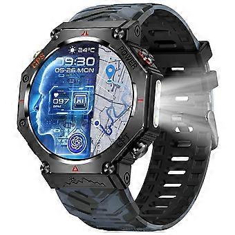 KC91 1,39 Zoll HD-Bildschirm Outdoor Smart Watch Eingebauter GPS-Sport-Tracker-Herzfrequenzmesser mit Alt