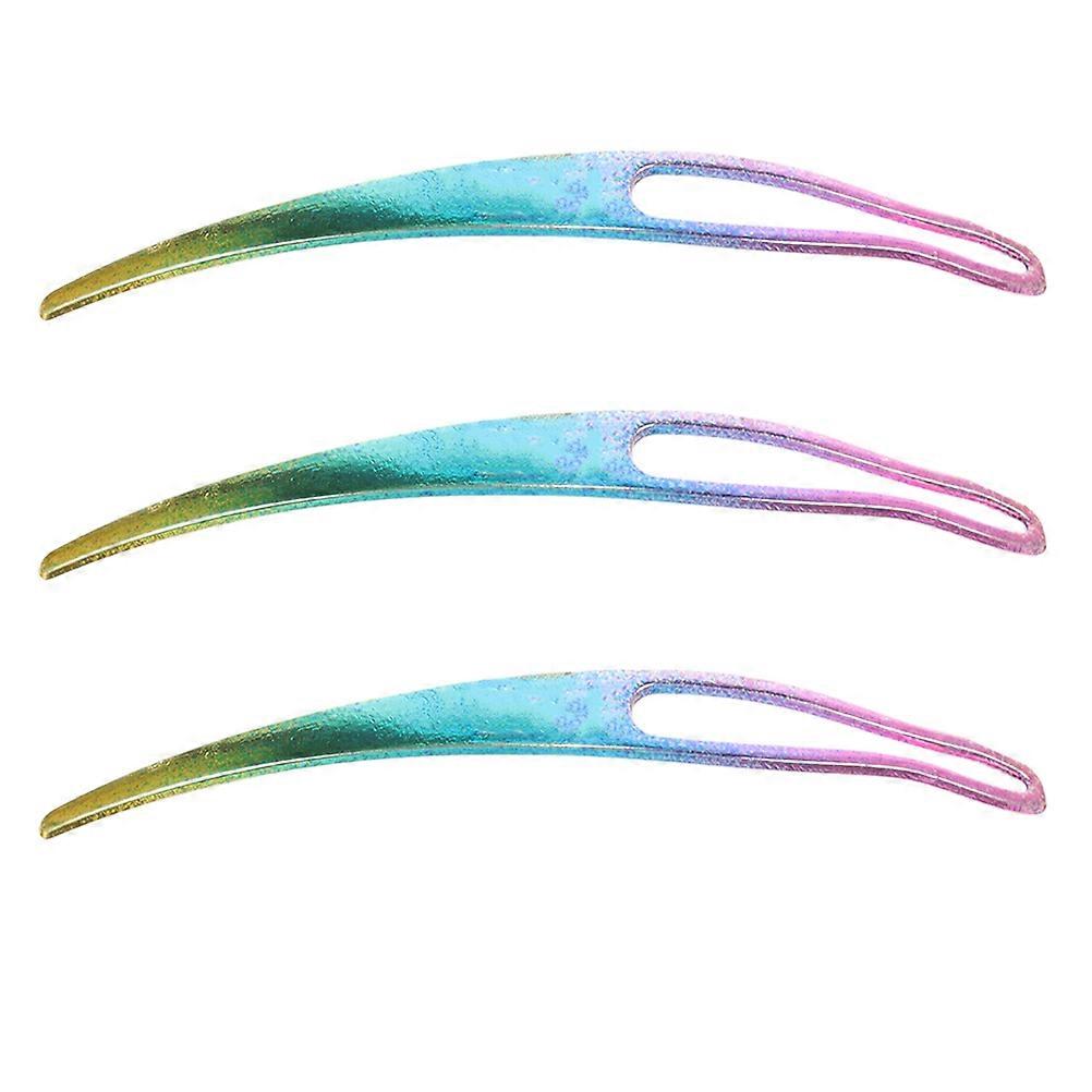 Dreadlock Accessories Dreadlocks Crochet Hooks Hair Styling Tools Professional Stylists Multi Color 3Pcs