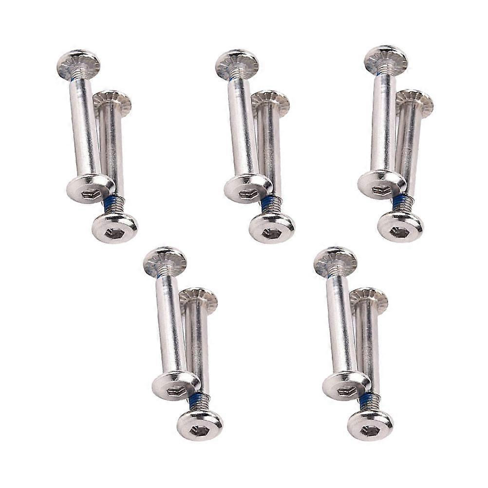 16pcs Stainless Steel Inline Skate Screws Replacement Bearings for Roller Skating Wheels – Durable, Corrosion Resistant, Easy Installation