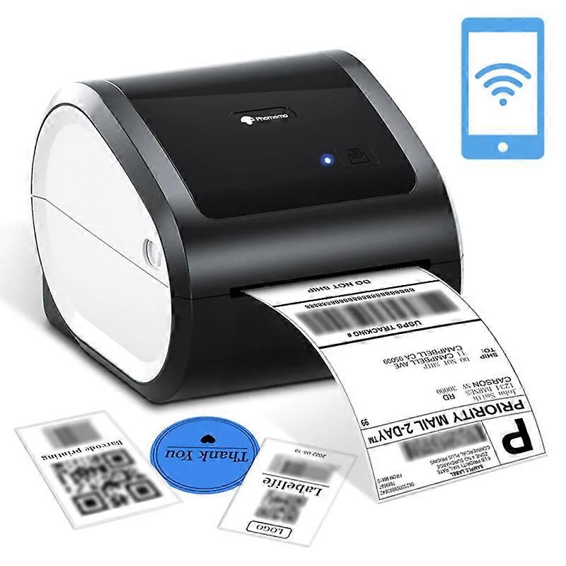 PHOMEMO D520-BT Inkless Thermal Printer Mailing Label Bluetooth-compatible Printer,US Plug