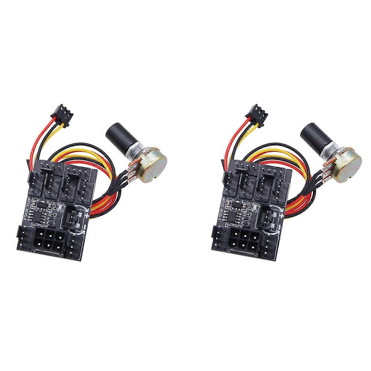 Computer Case Miner Fan Speed Controller 8-Channel Fan Hub Governor