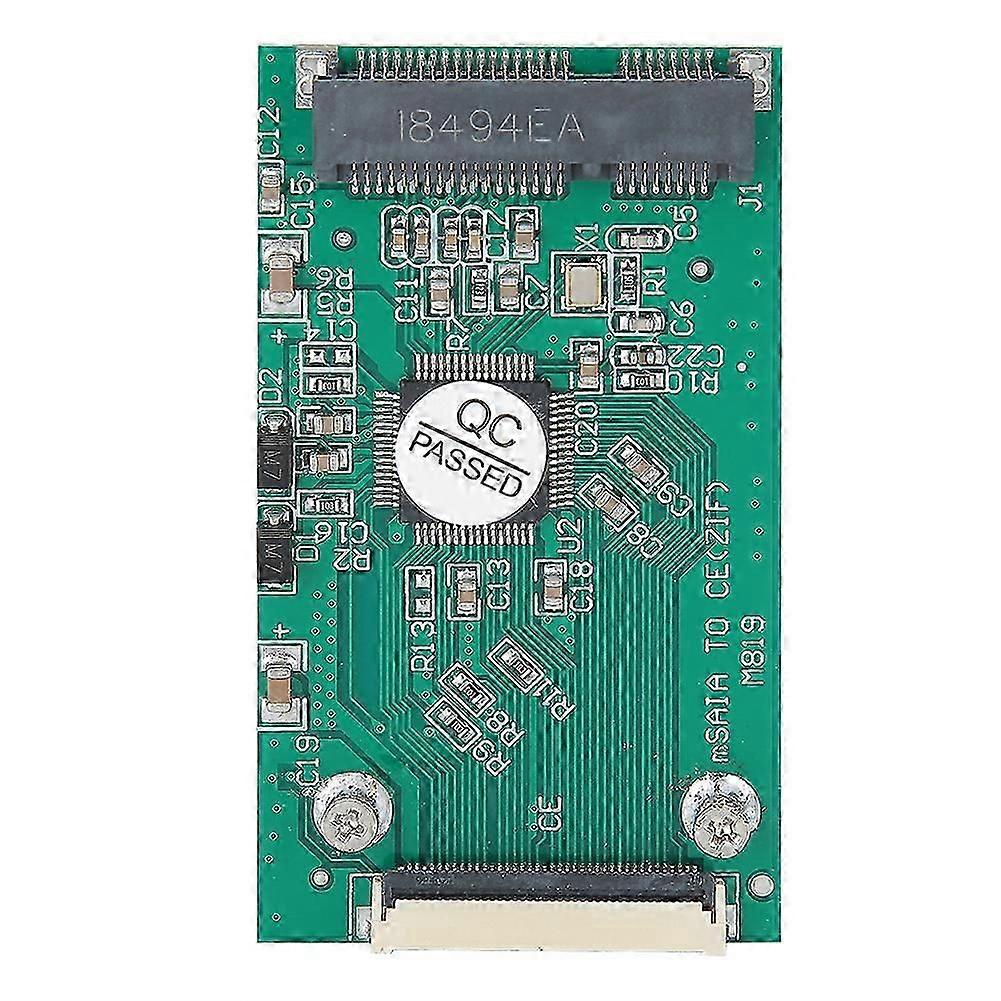 Riser Card Green ABS MSATA to CE/ZIF SSD Solid-State Drive Adapter Computer Accessories