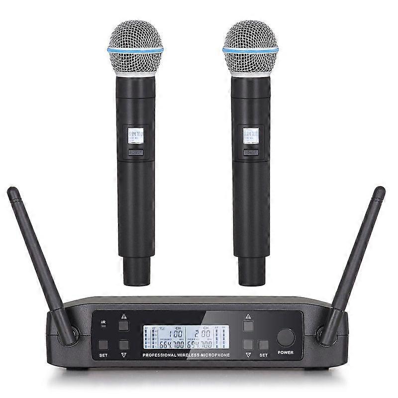 2025 Latest Model Wireless Microphone System Dynamic Handheld Microphone, 150ft