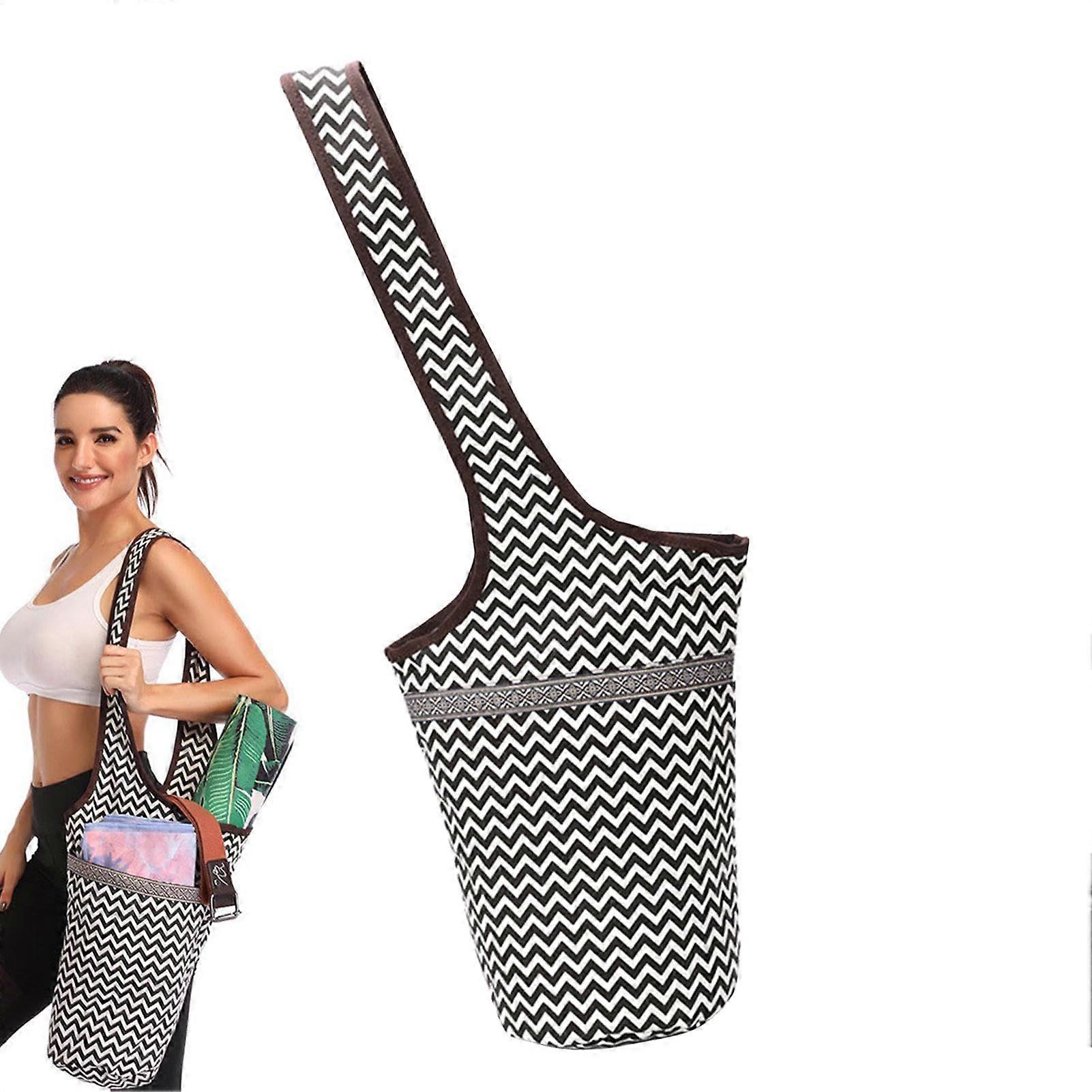 Yogamatten Tragetasche – Große Elastische Yogamatte Tasche, Umweltfreundlich mit Zusätzlichen Taschen, B-Style