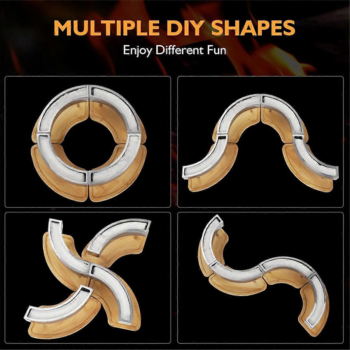 Foyer de table - Foyer de table pour une utilisation intérieure et extérieure, foyer portable avec design à Pla