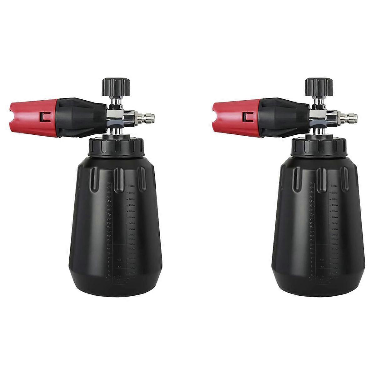 Snow Foam Cannon with 1L Bottle, Car Foam , 1/4Inch Connector