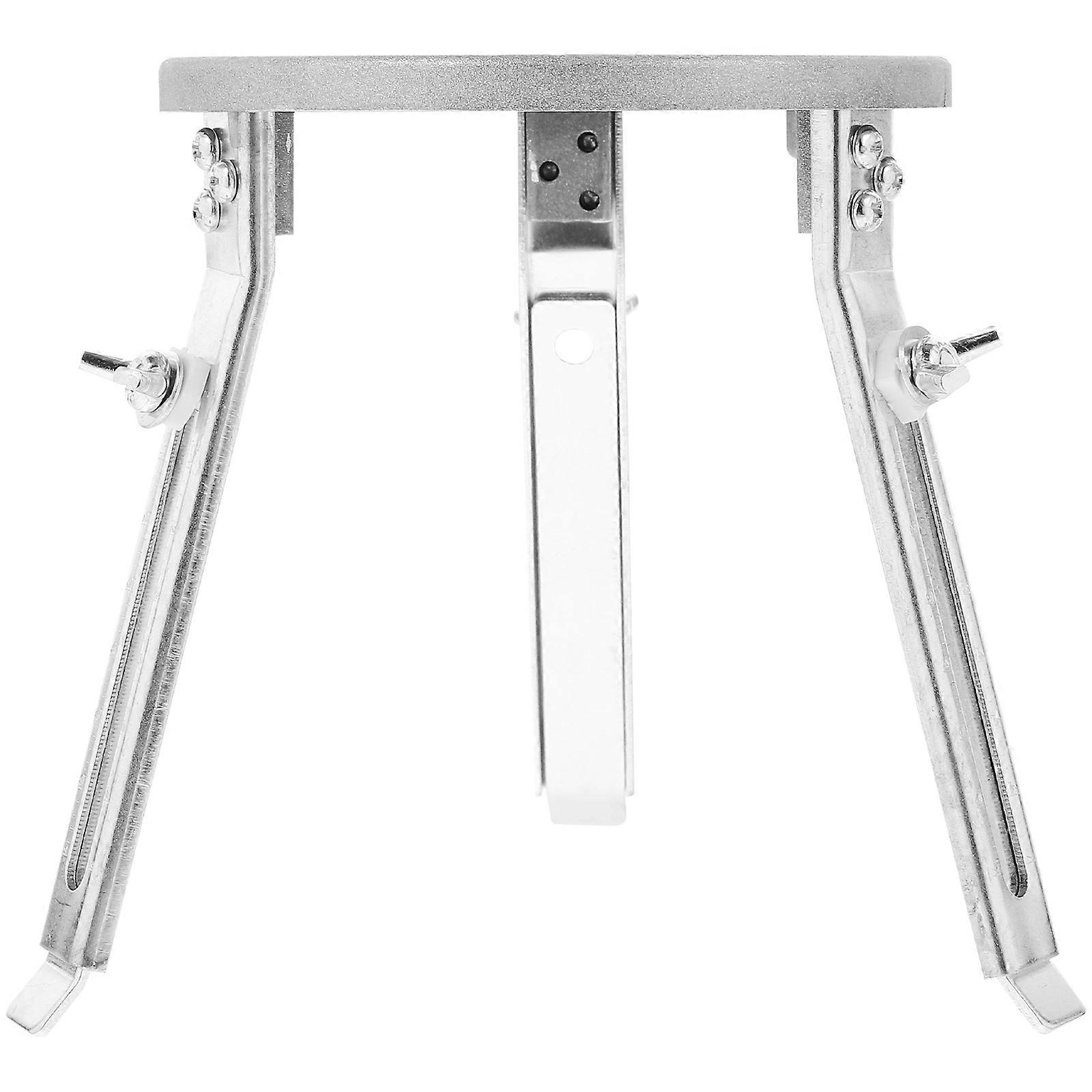 Adjustable Detachable Lab Tripod Stand for Chemistry Experiments Sturdy Silver Gray Laboratory Support for Classroom and Lab Heating Equipment