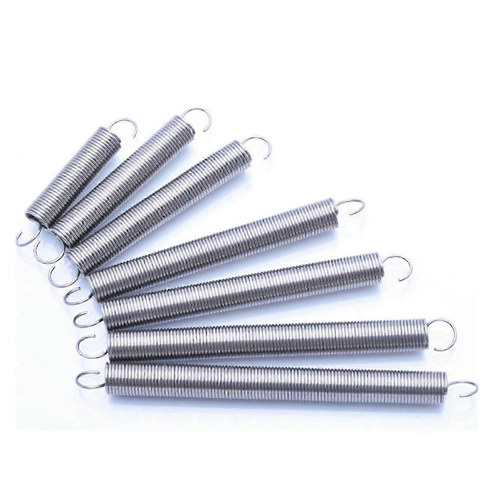 Home Maintenance Extension Spring 304 Stainless Steel Tension Spring Rebound Spring Set (5 Pcs For Various Applications)