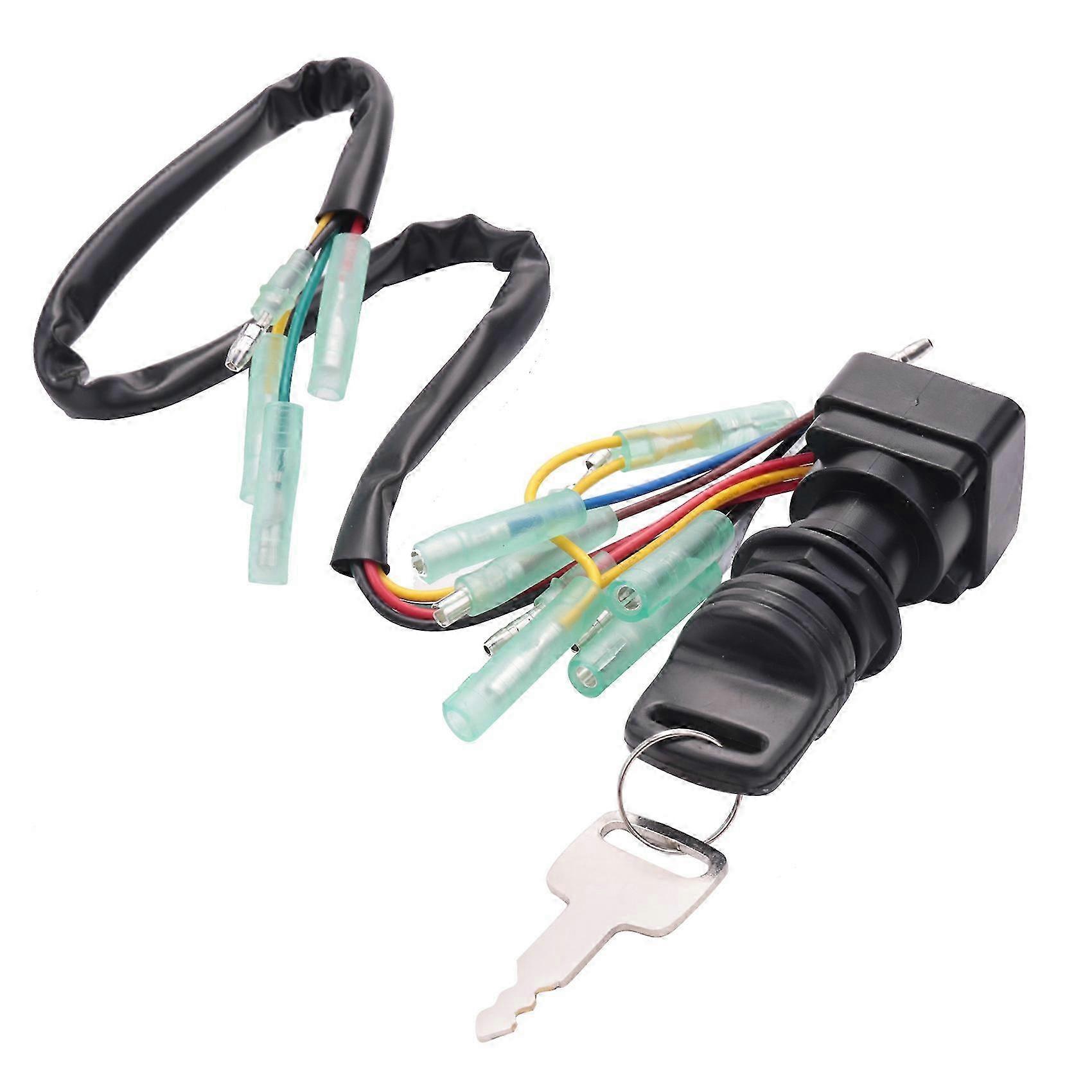 Ignition Switch Key Assy for Yamaha Outboard Motor Control Box 703-82510-43-00 Replacement Part