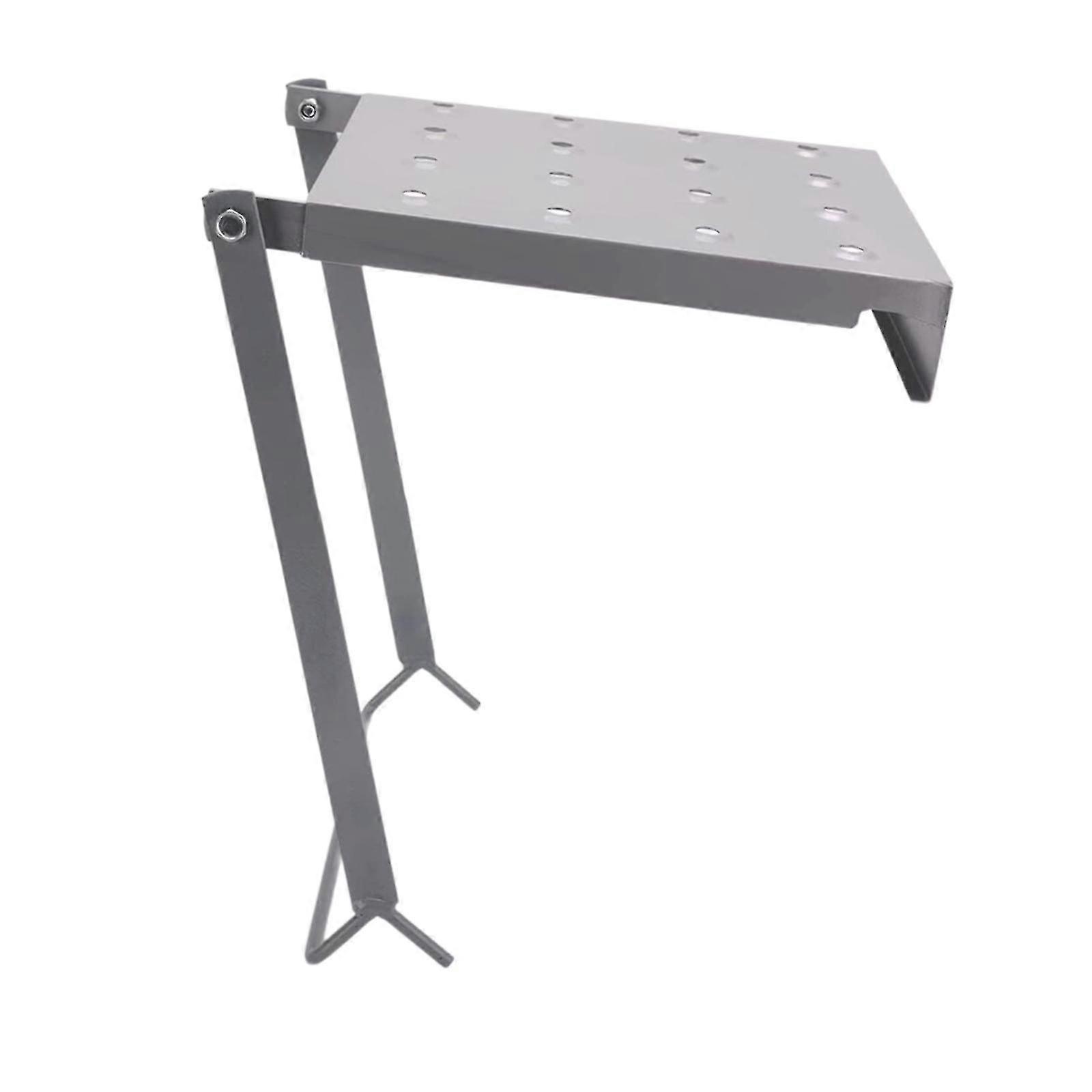 Foldable Ladder Work Platform with Tray - Space Saving Extension Ladder Component for Various Brands