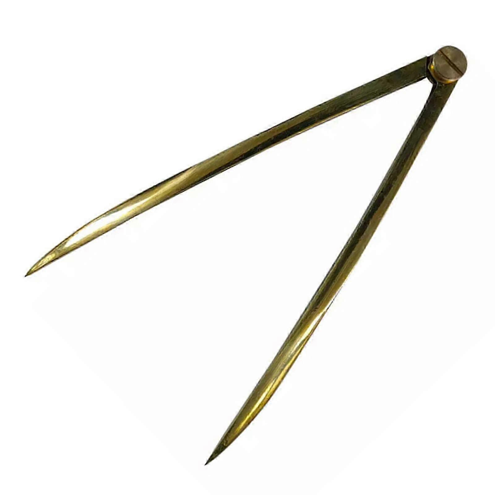 Straight Nautical Chart Divider Tool, Rust-Free and Reusable, Ideal for Architects and Marine Professionals, Perfect Fittings for Drawing an