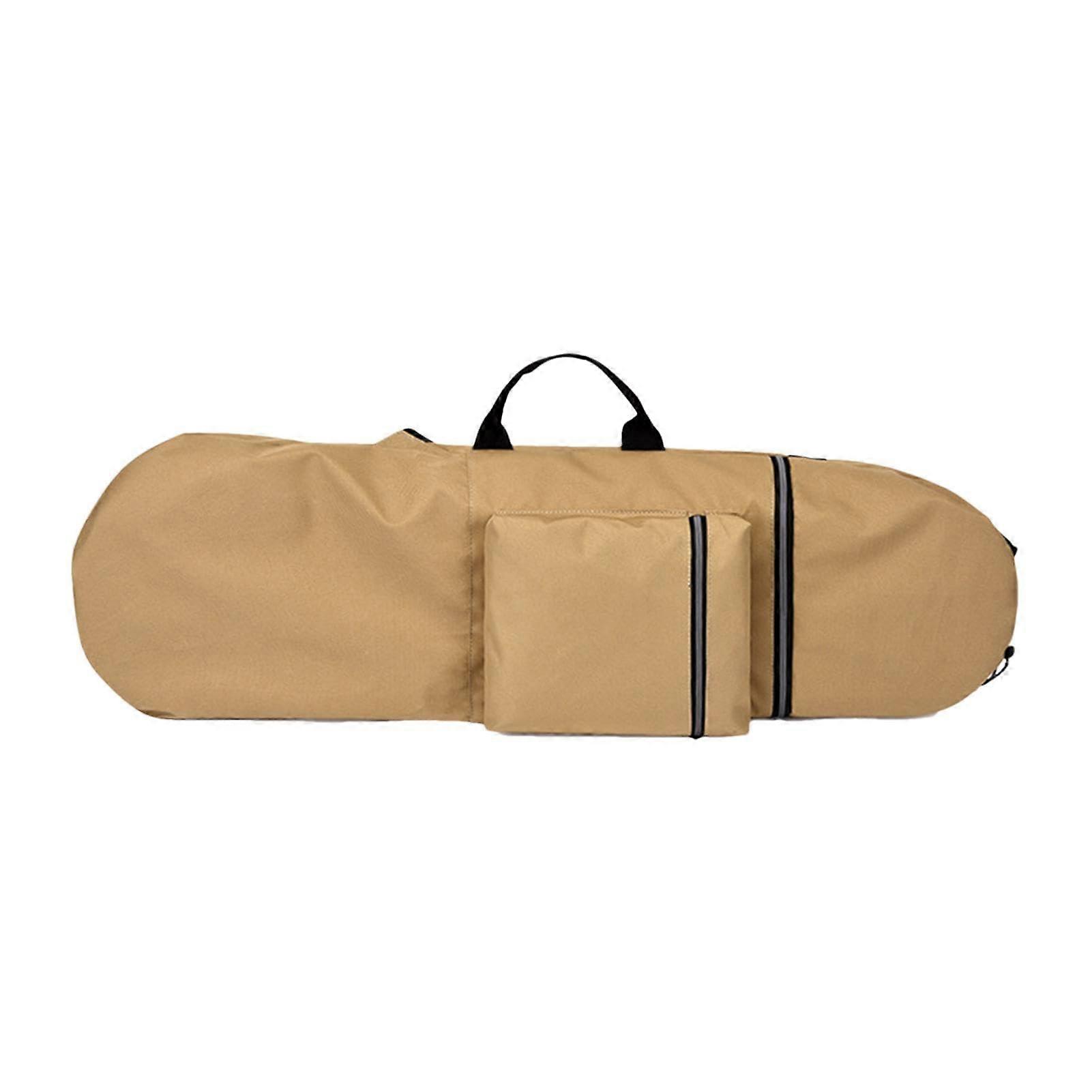 Skateboard Carry Bag  Backpack with Outer Layer Khaki