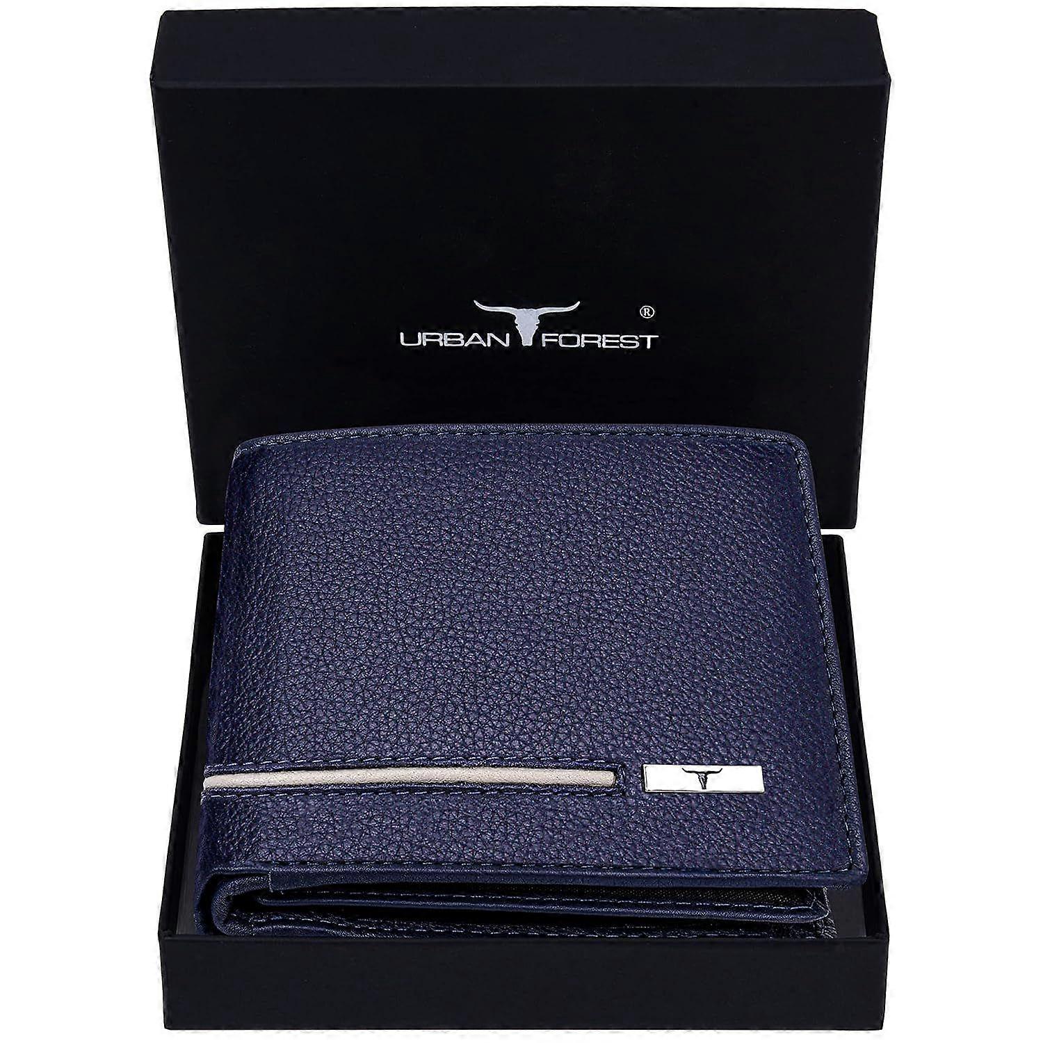 Stag Blue Sand Leather Wallet for Men